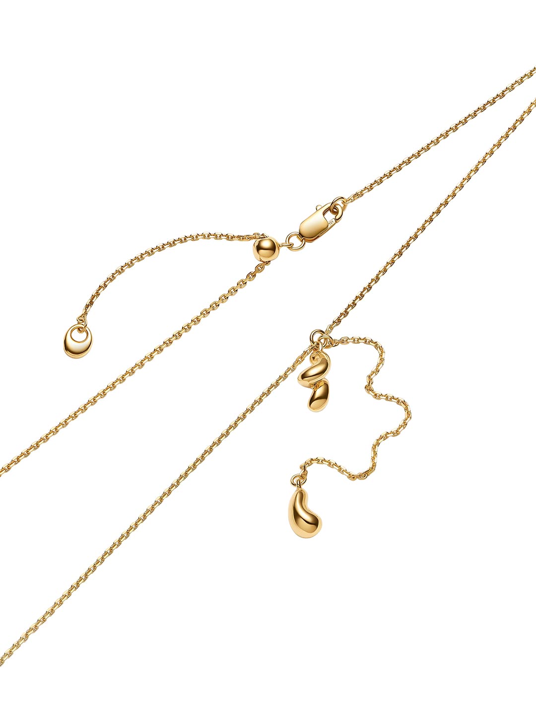 Whirl Necklace  - Yellow Gold